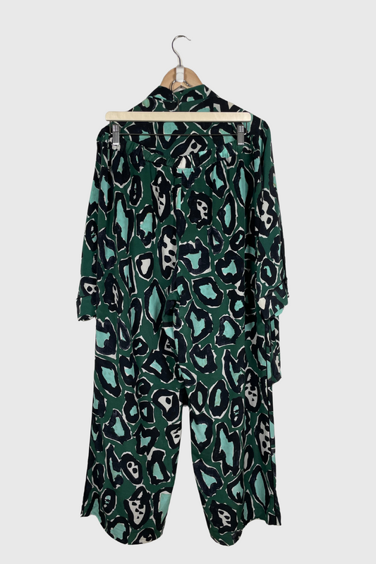 MARINA RINALDI 100% Seide Anzug | 46