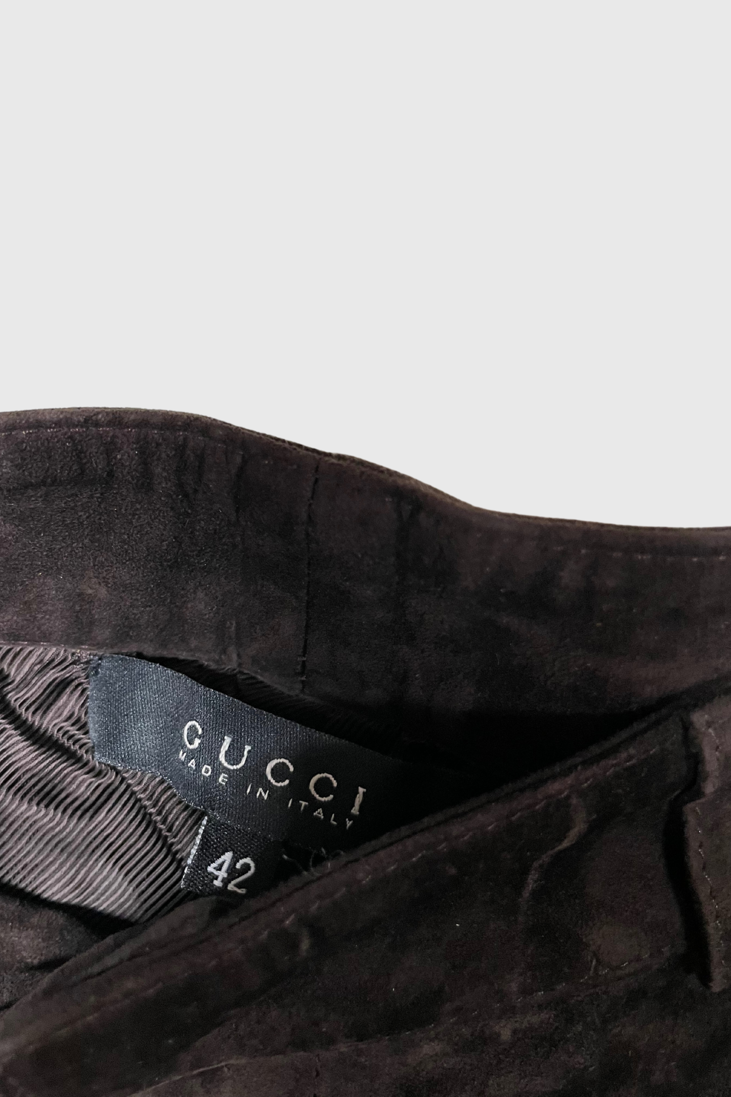 GUCCI Wildlederhose | 36