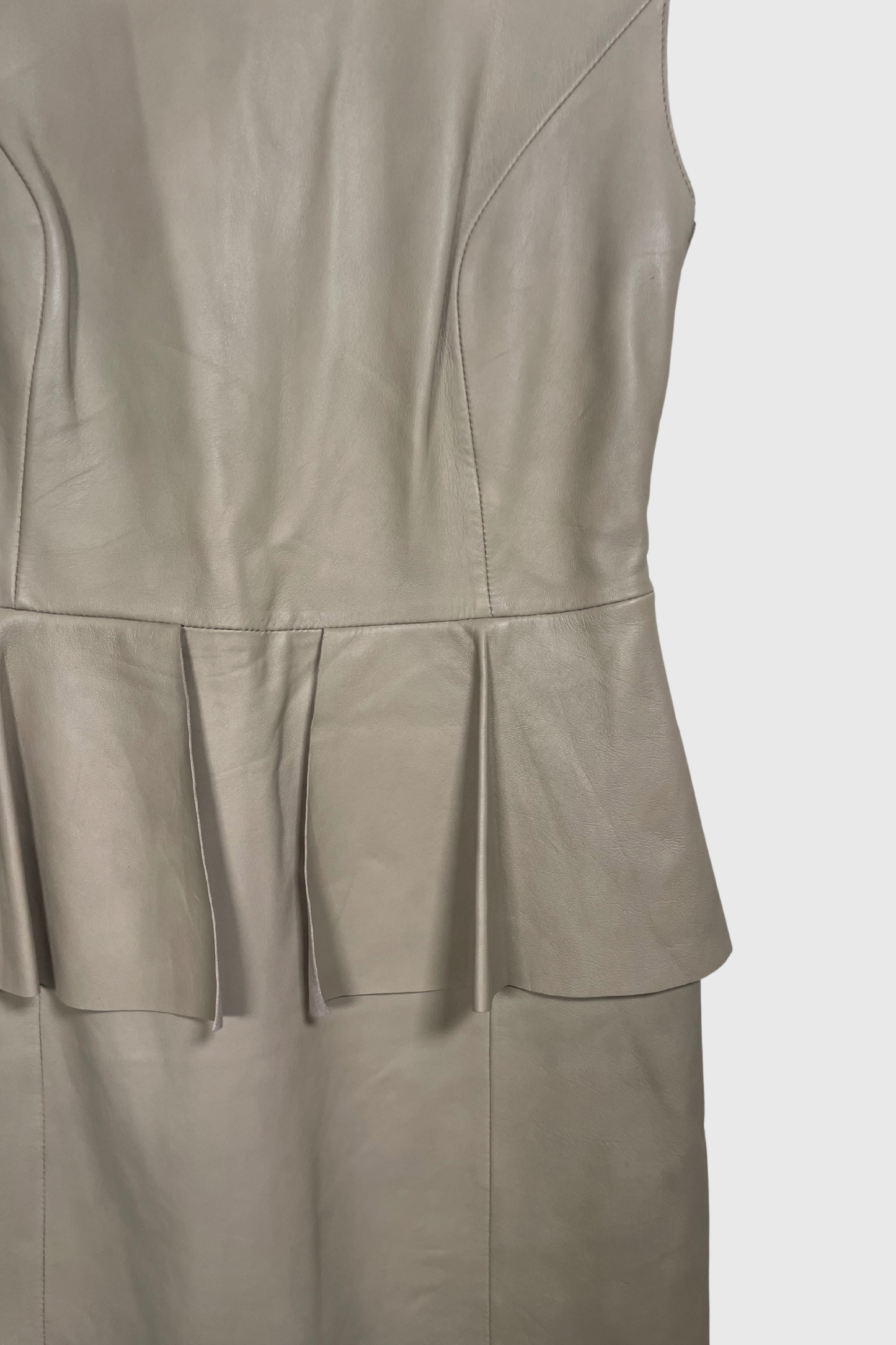 HOTEL PARTICULIER Lederkleid | XS