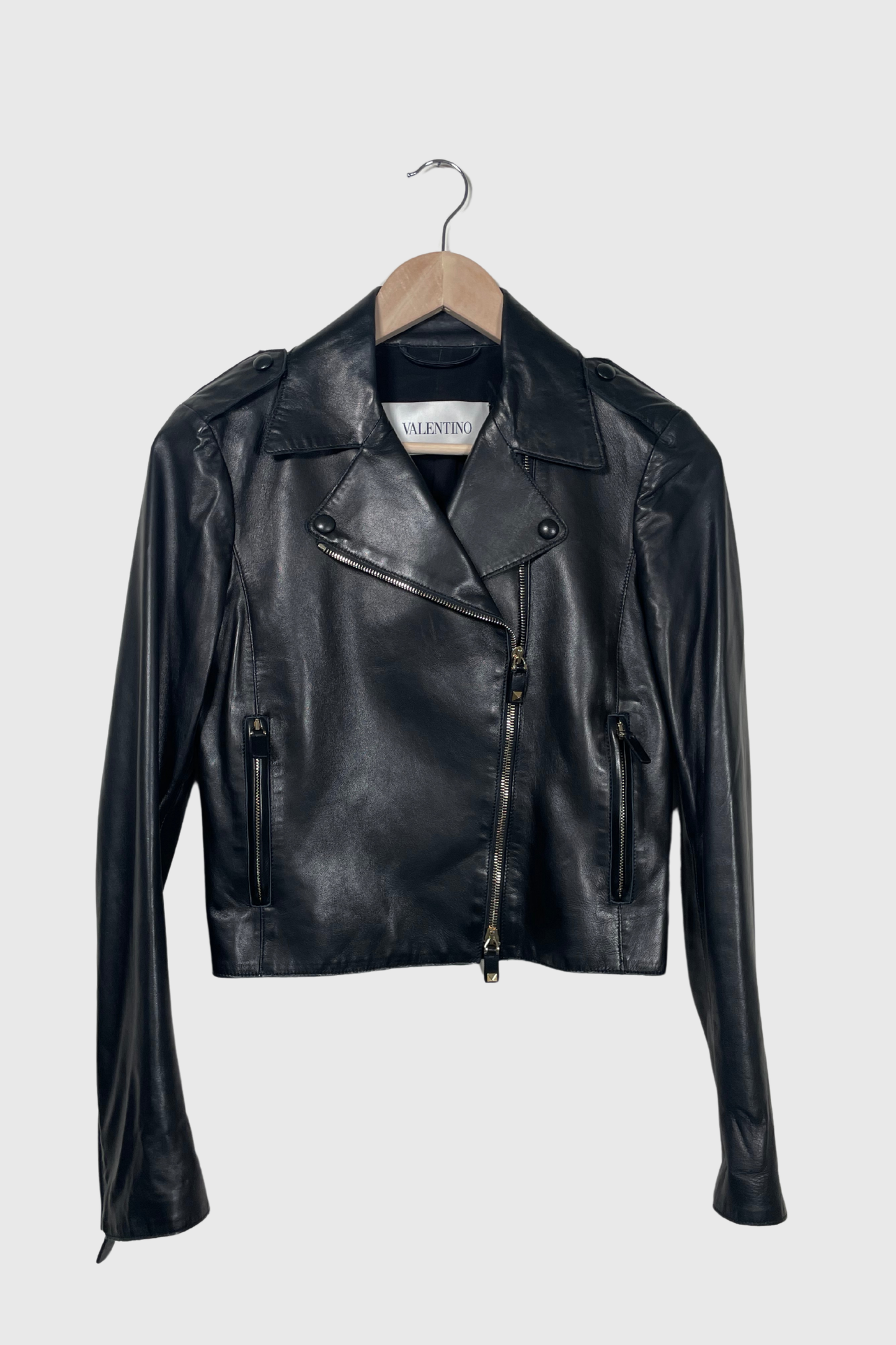 VALENTINO Rockstud Lederjacke | 32