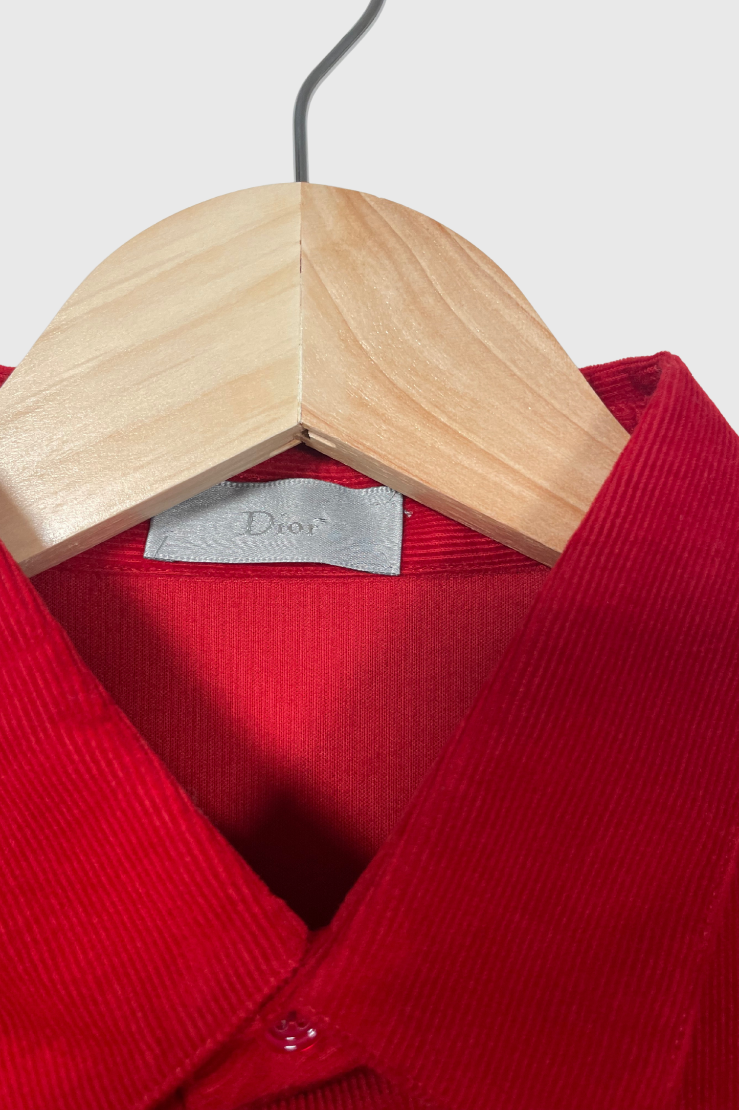 DIOR Cord Hemd mit Bienenstickerei | 38