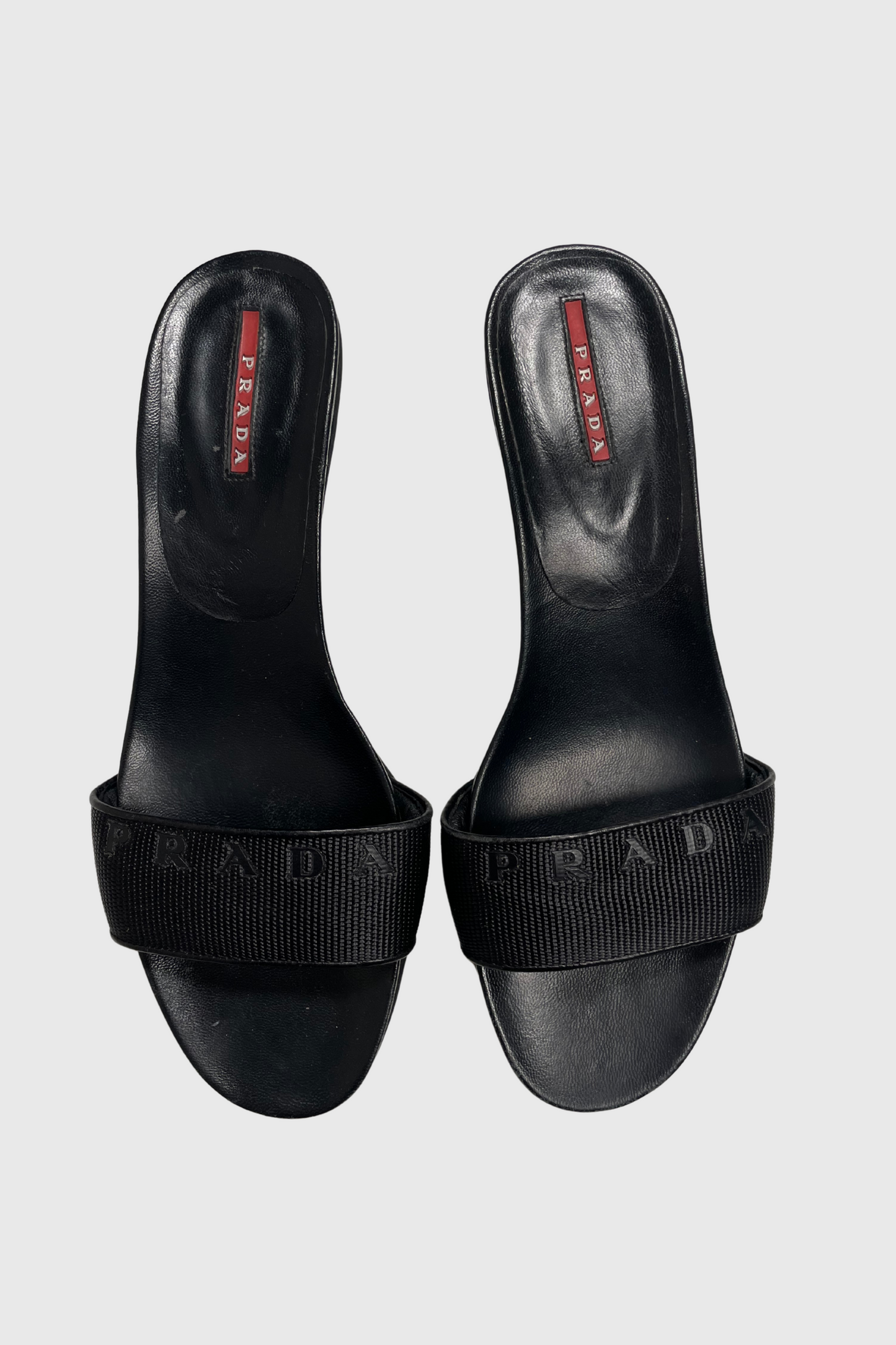 PRADA Pantoletten schwarz | 39