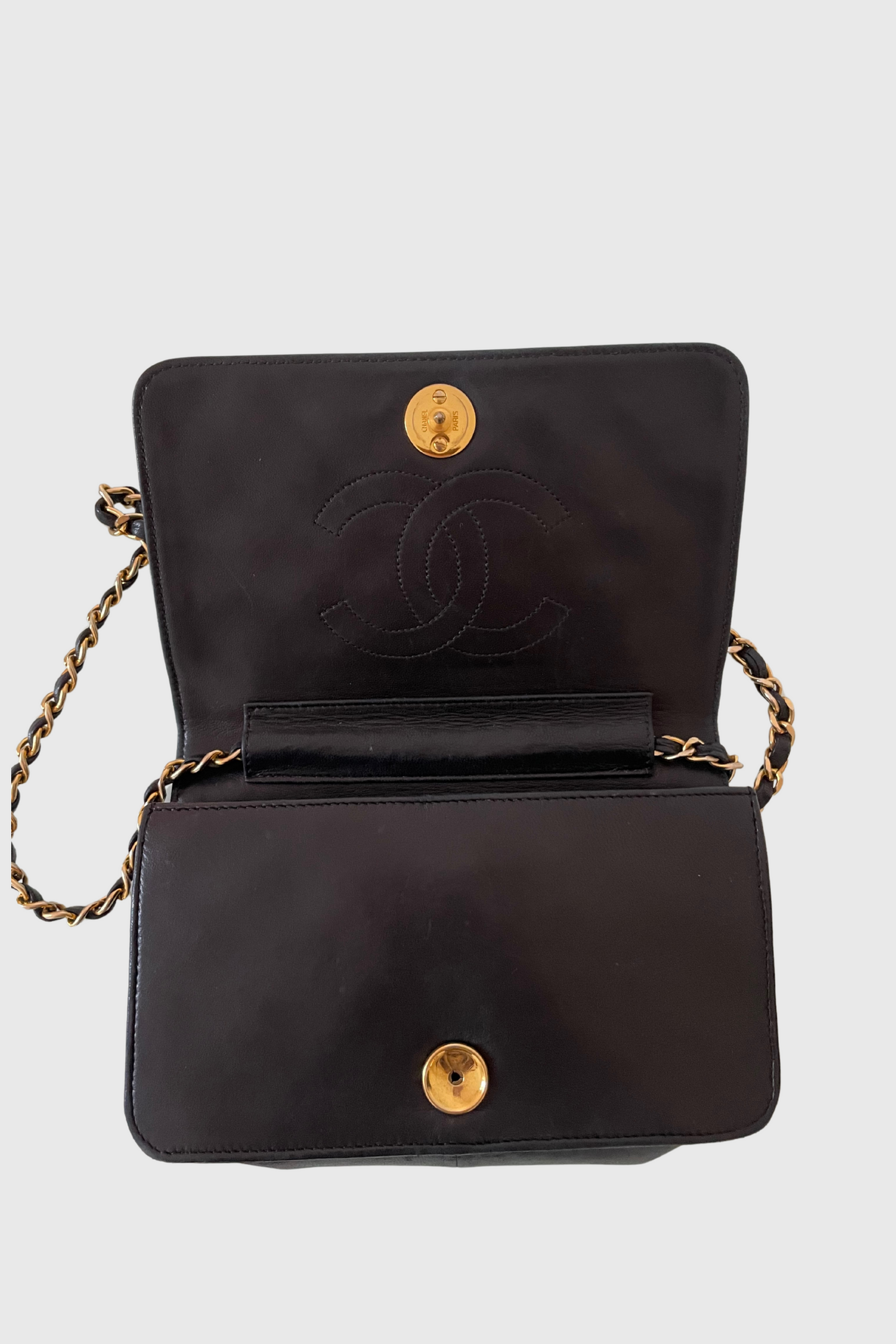 CHANEL Vintage Mini Flap Bag dunkelblau