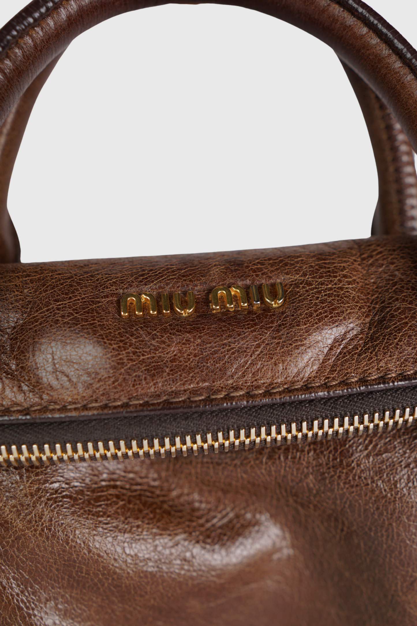 MIU MIU Vitello Lux Mini Bow Bag