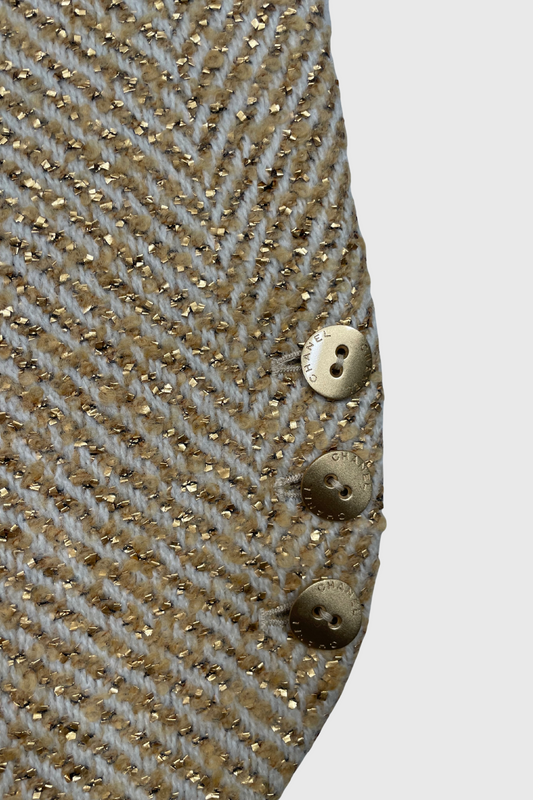 CHANEL Tweed Stola Weste Herbst 2000 | 34