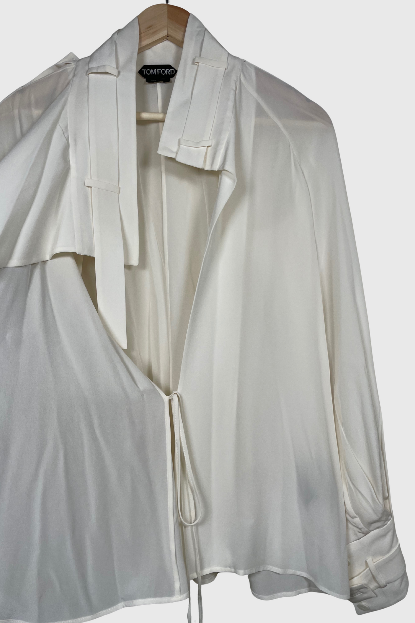 TOM FORD Seidenbluse ecru | 34