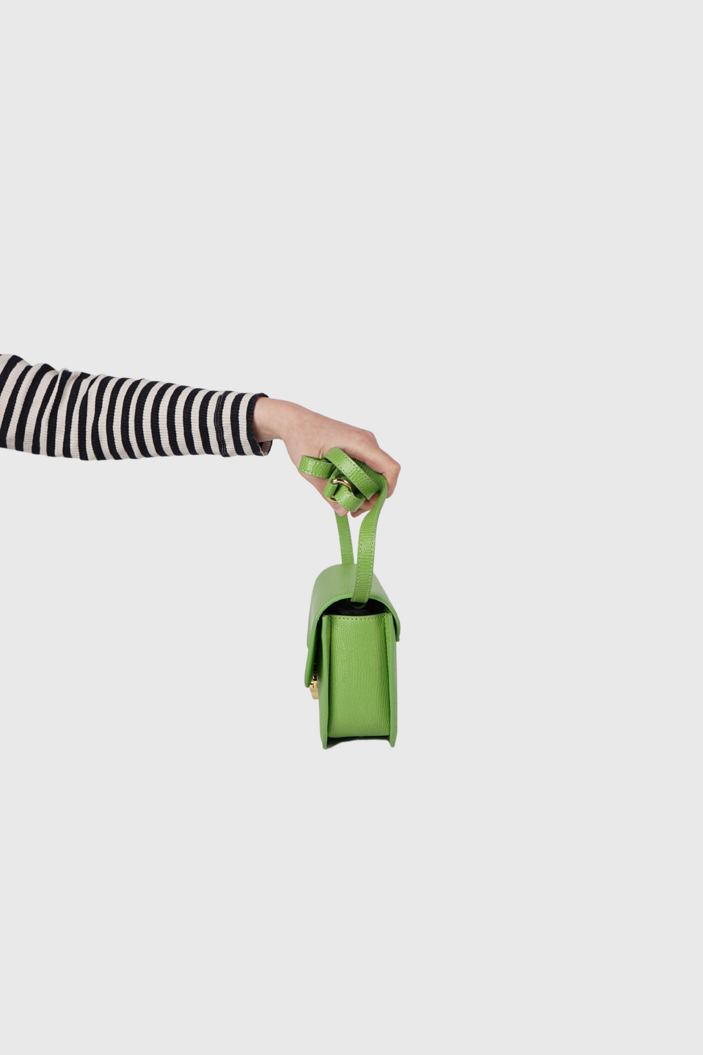 MAJE Clover Mini Lizard Tasche
