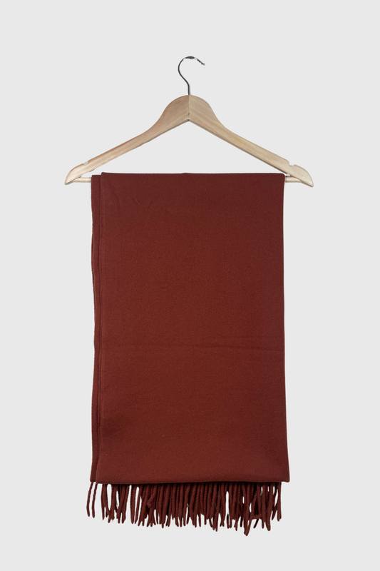 HERMÈS Schal Stola rostrot