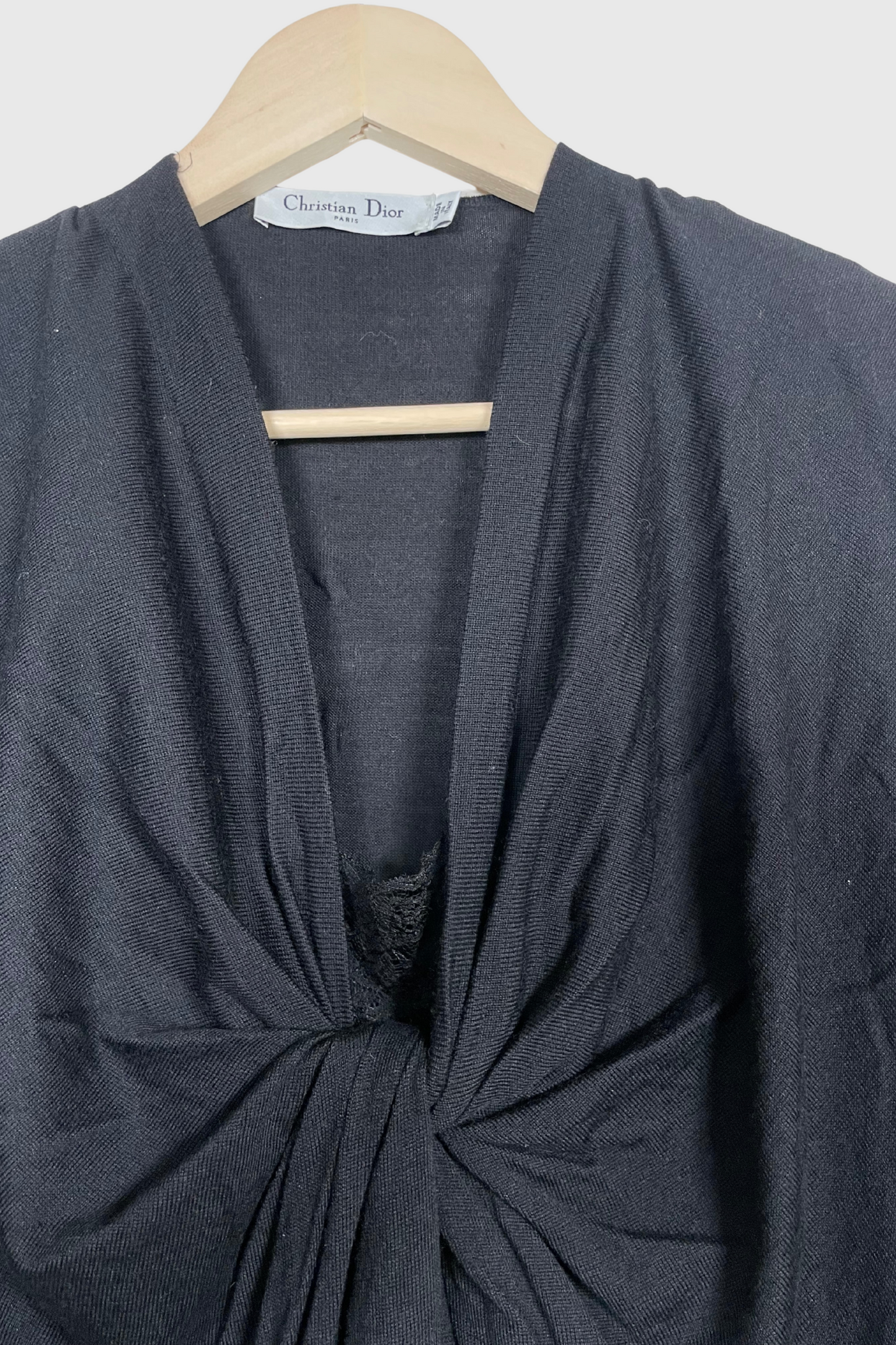 CHRISTIAN DIOR Pullover schwarz | S