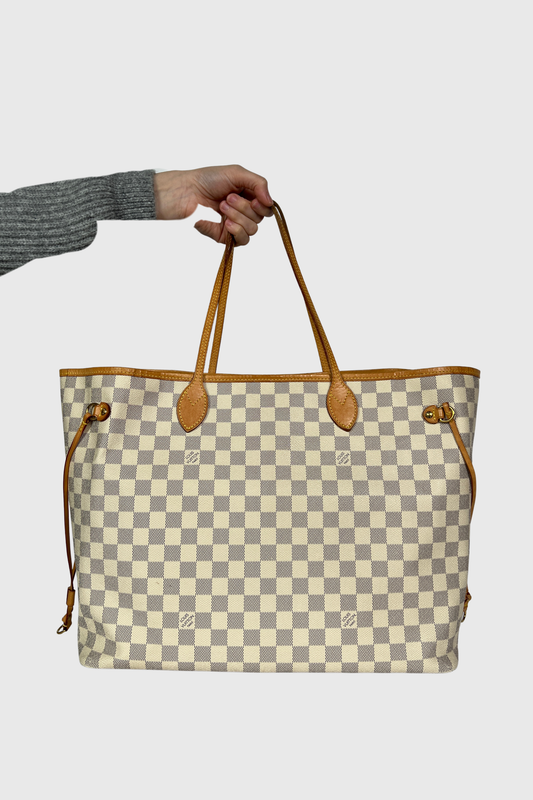 LOUIS VUITTON Neverfull GM Damier Azur