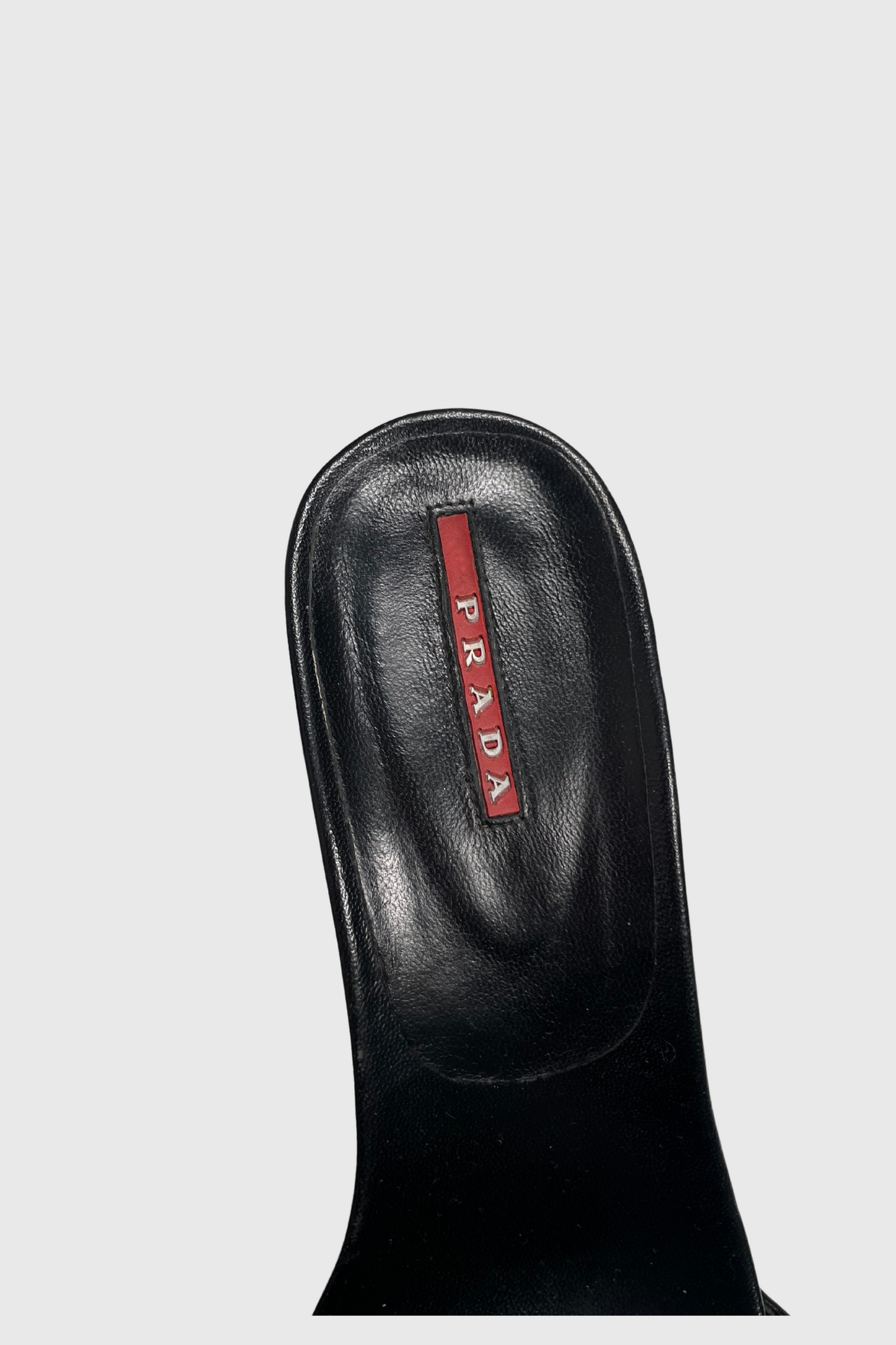PRADA Pantoletten schwarz | 39