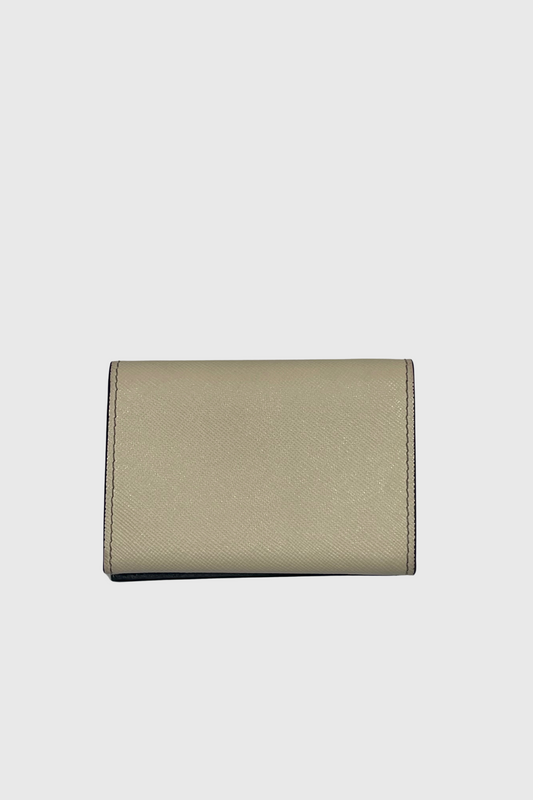 MARNI Trunk Wallet silk white pompeii