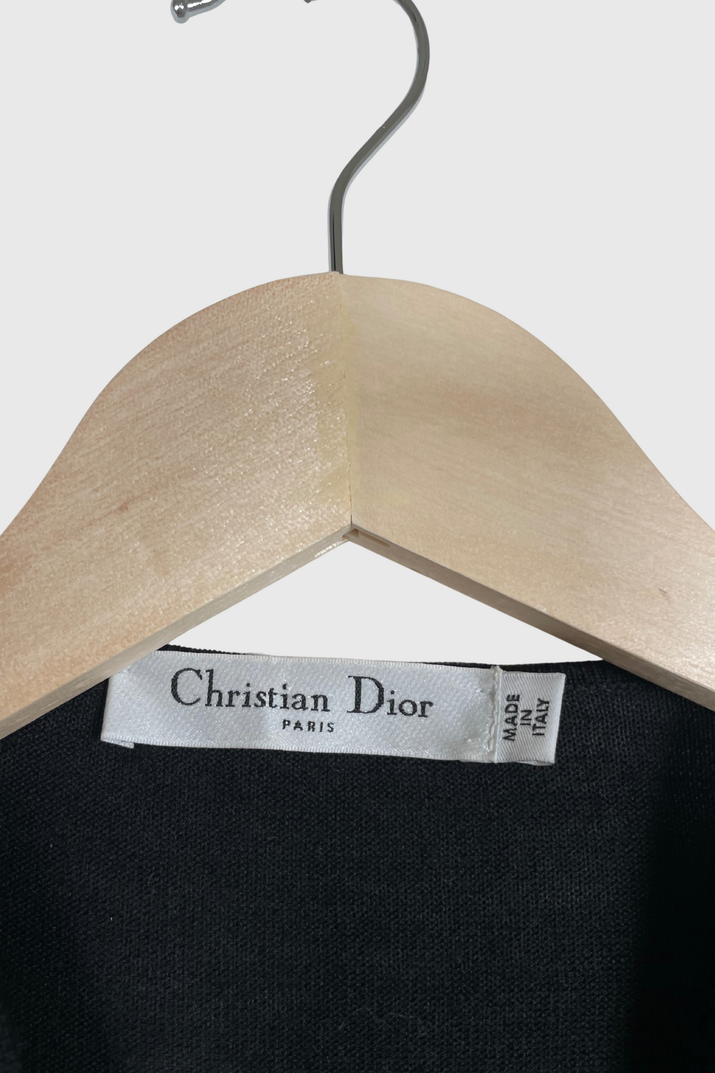 CHRISTIAN DIOR Pullover schwarz | S