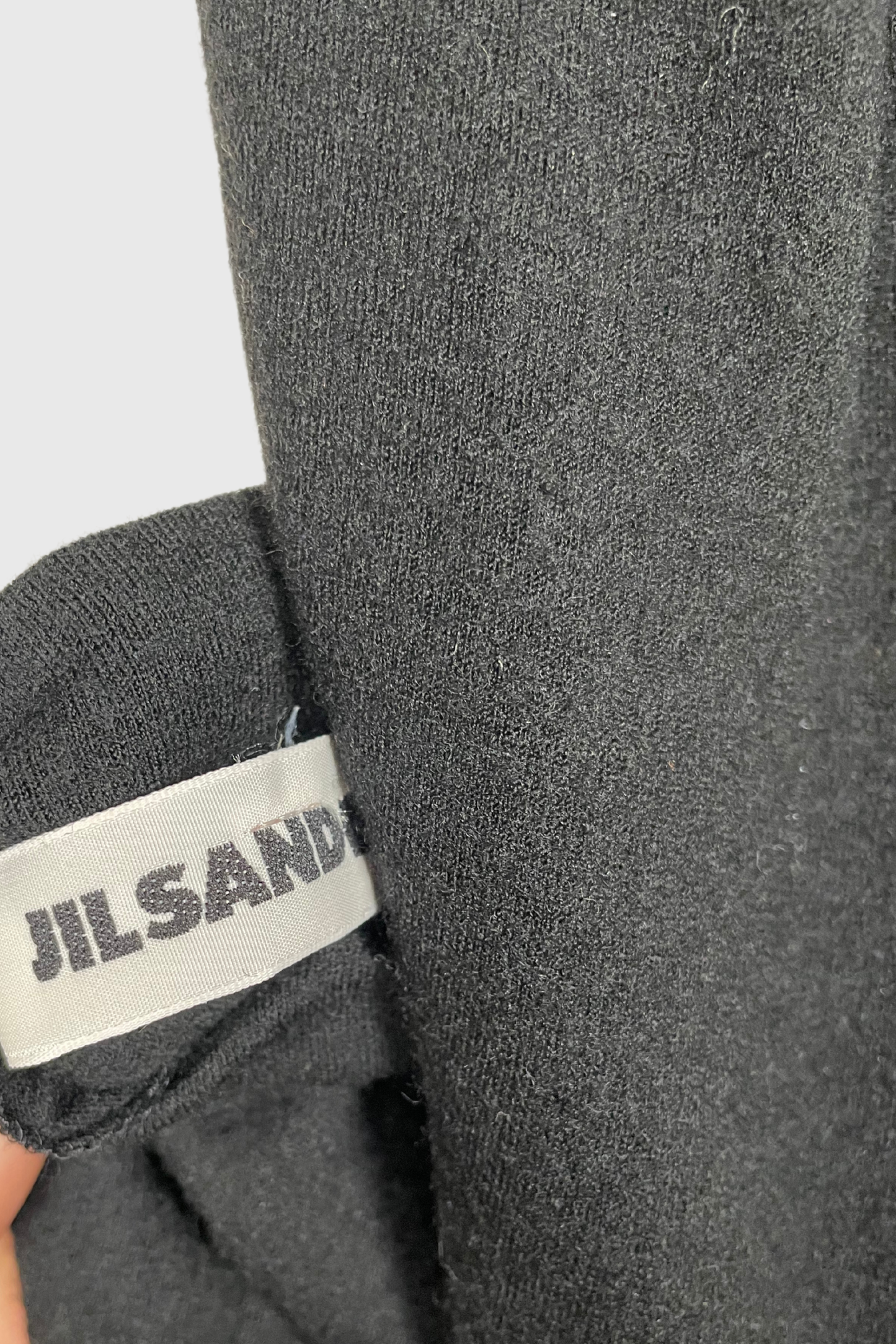JIL SANDER Kleid schwarz | 38