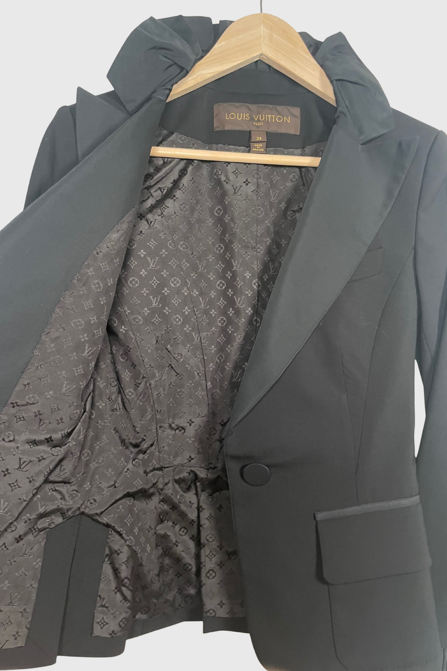 LOUIS VUITTON Blazer schwarz | 32