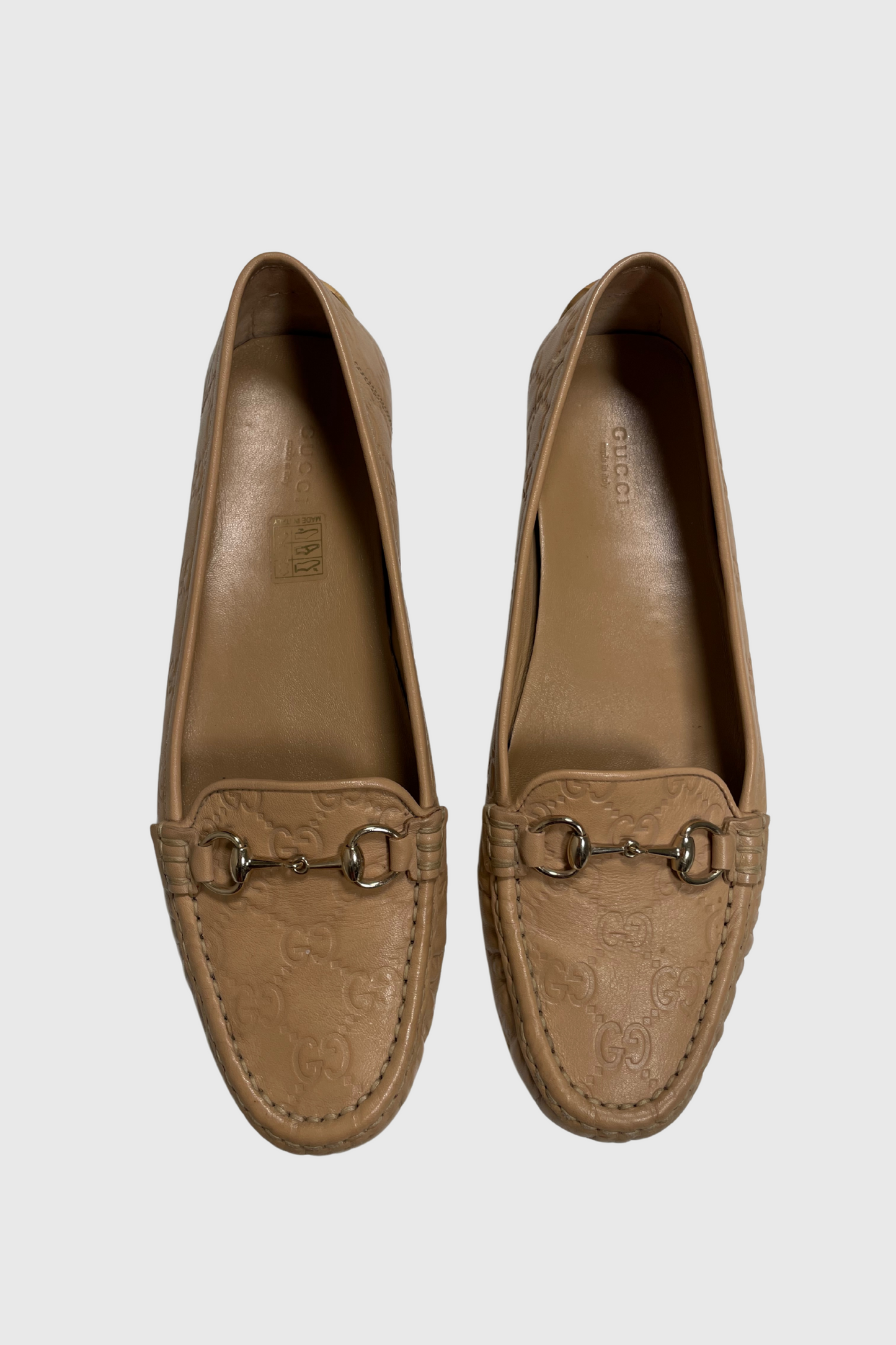 GUCCI Logo Loafer beige | 41