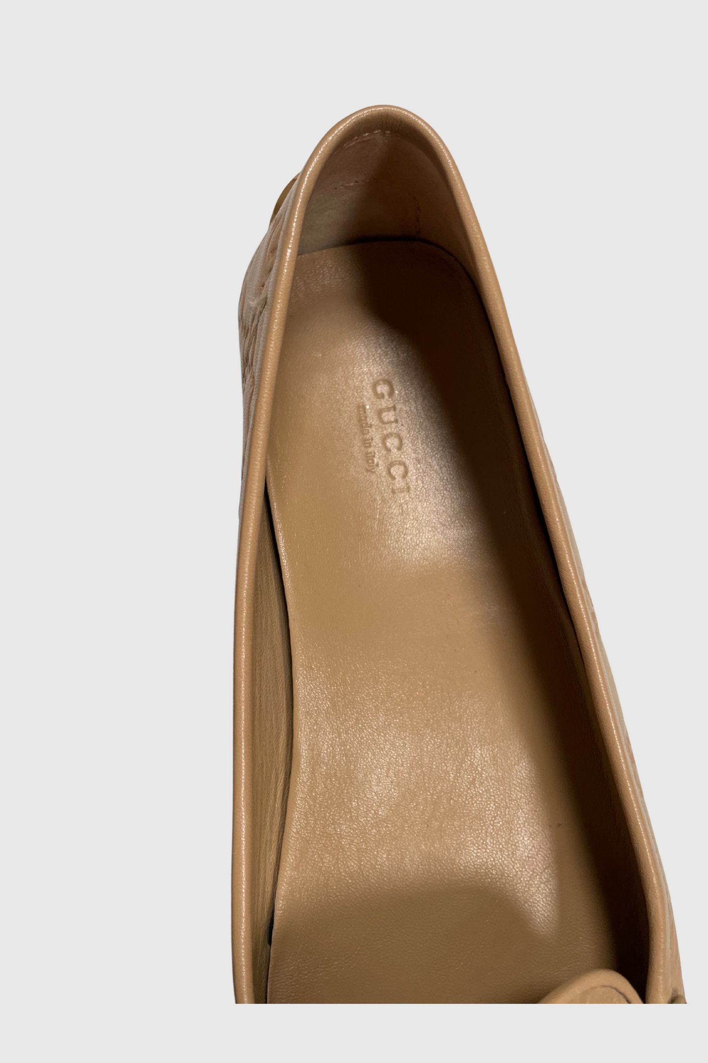 GUCCI Logo Loafer beige | 41