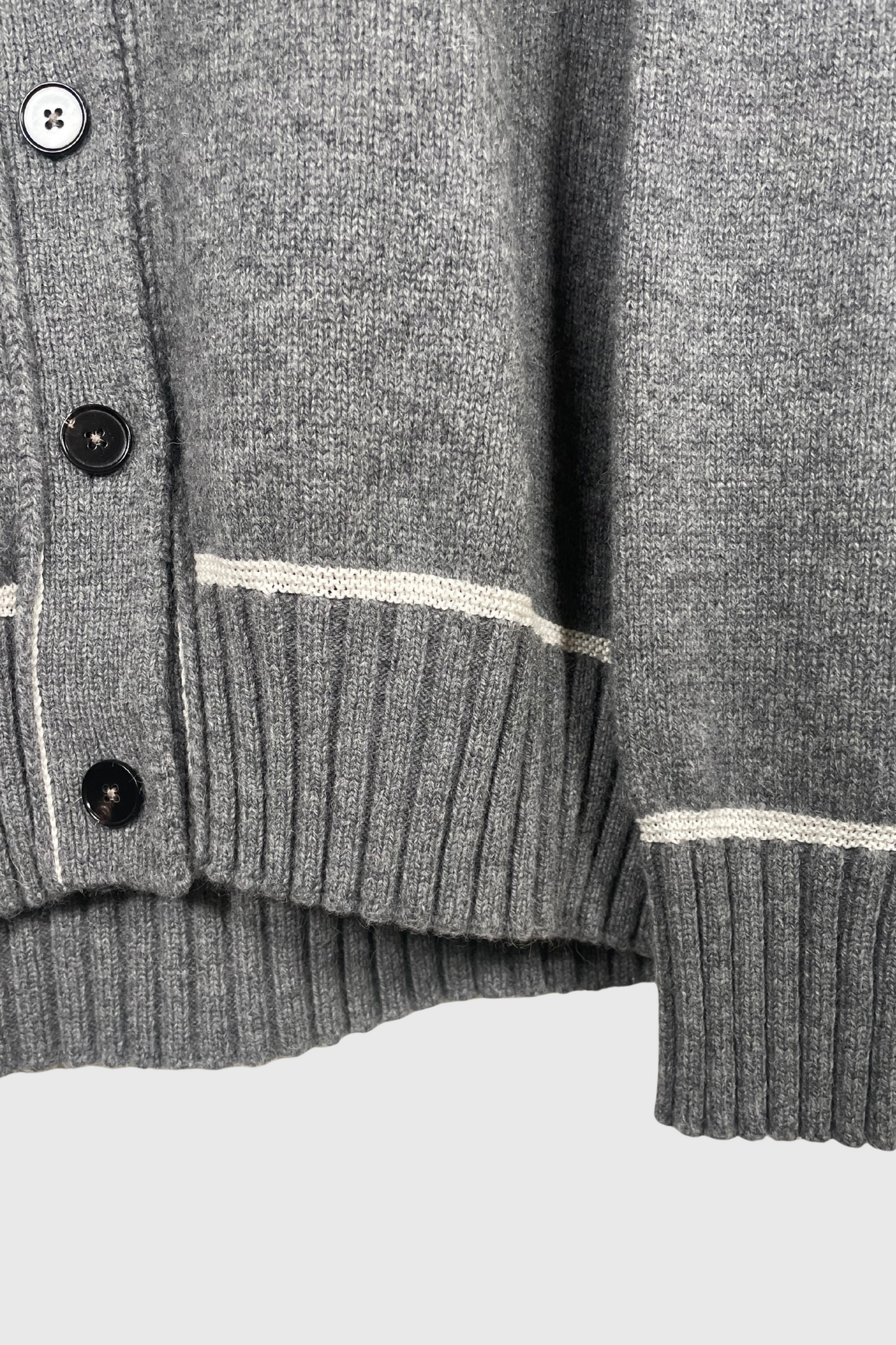 JIL SANDER Strickjacke grau | 36