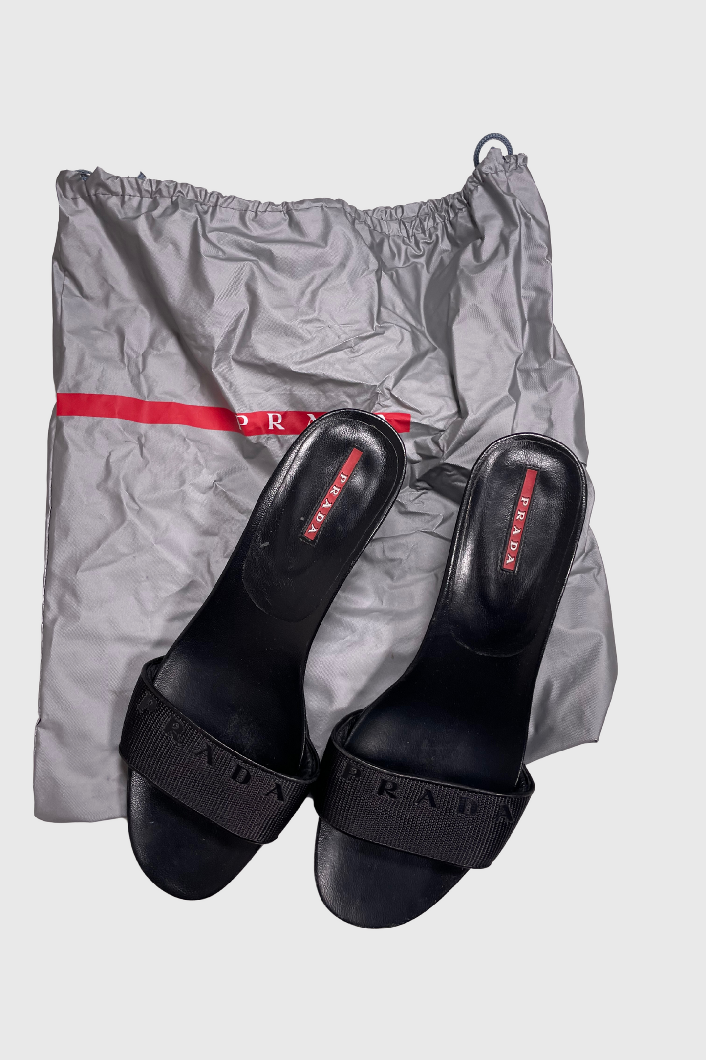 PRADA Pantoletten schwarz | 39