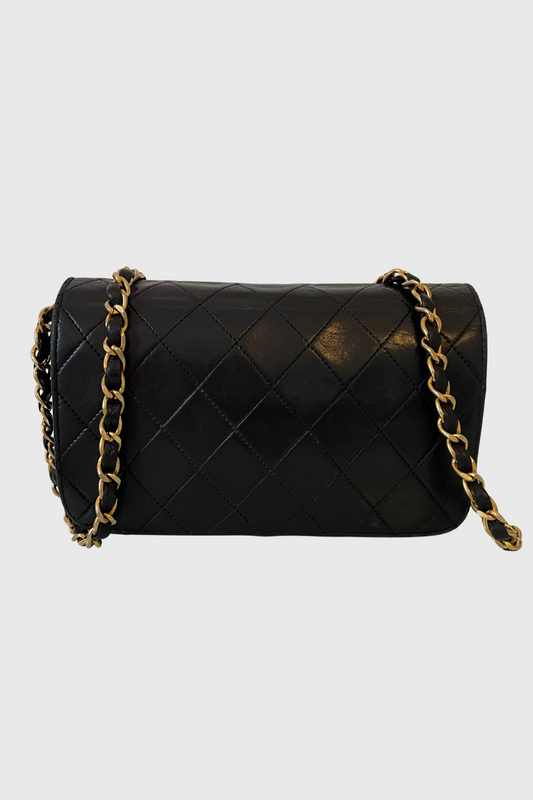 CHANEL Vintage Mini Flap Bag dunkelblau
