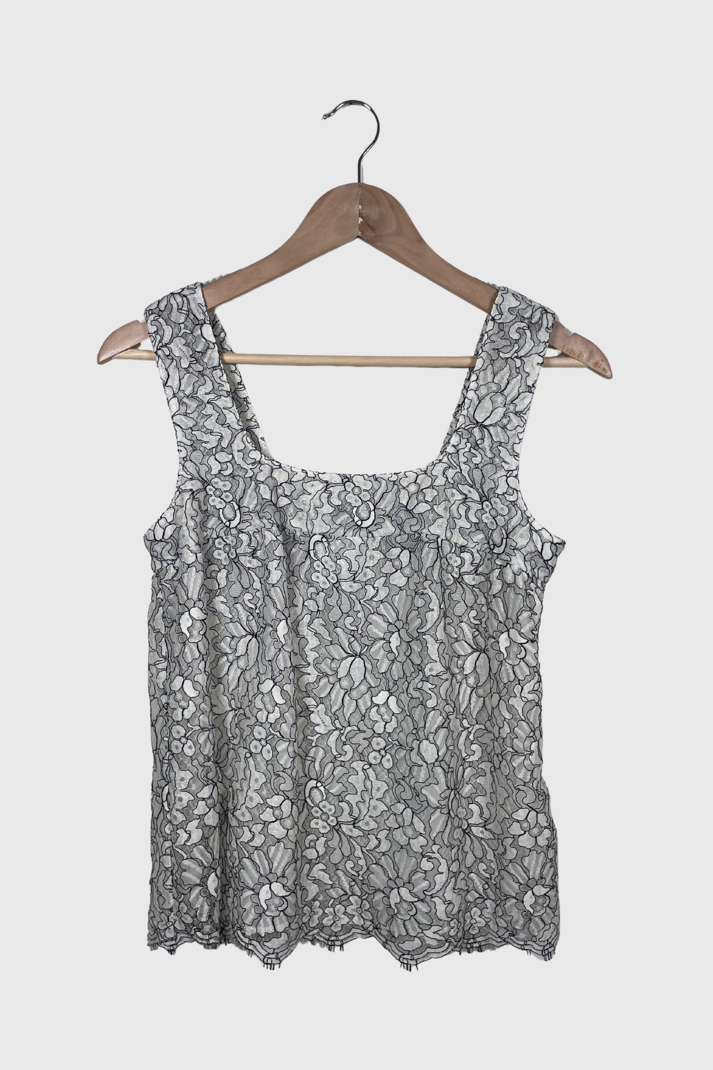 CHANEL Top aus Spitze | 38