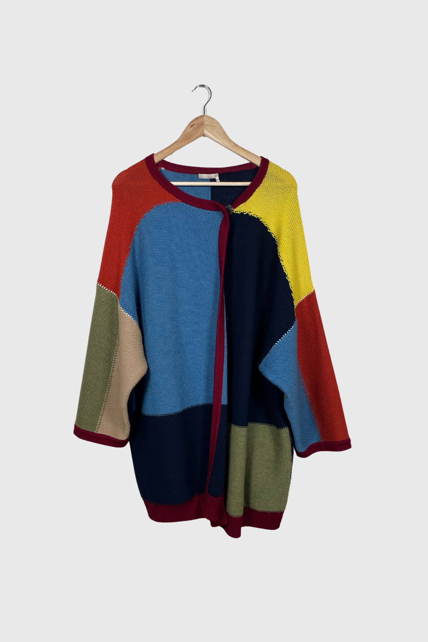 SEE BY CHLOÉ Patchwork Strickjacke | S