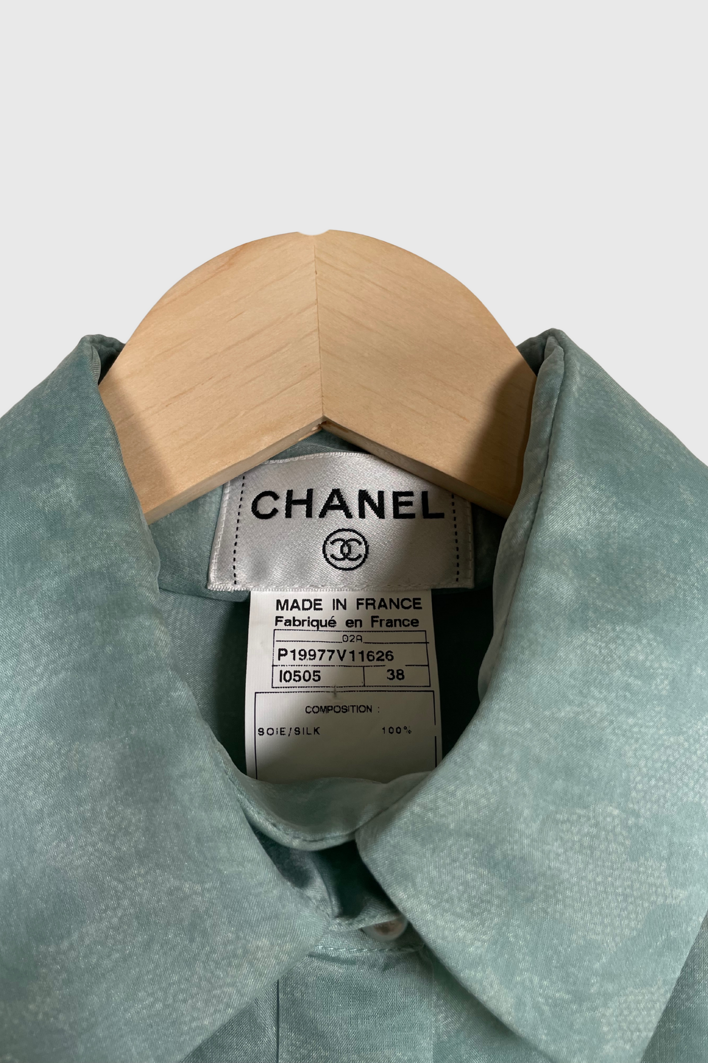 CHANEL Seidenbluse Herbst / Winter 2002