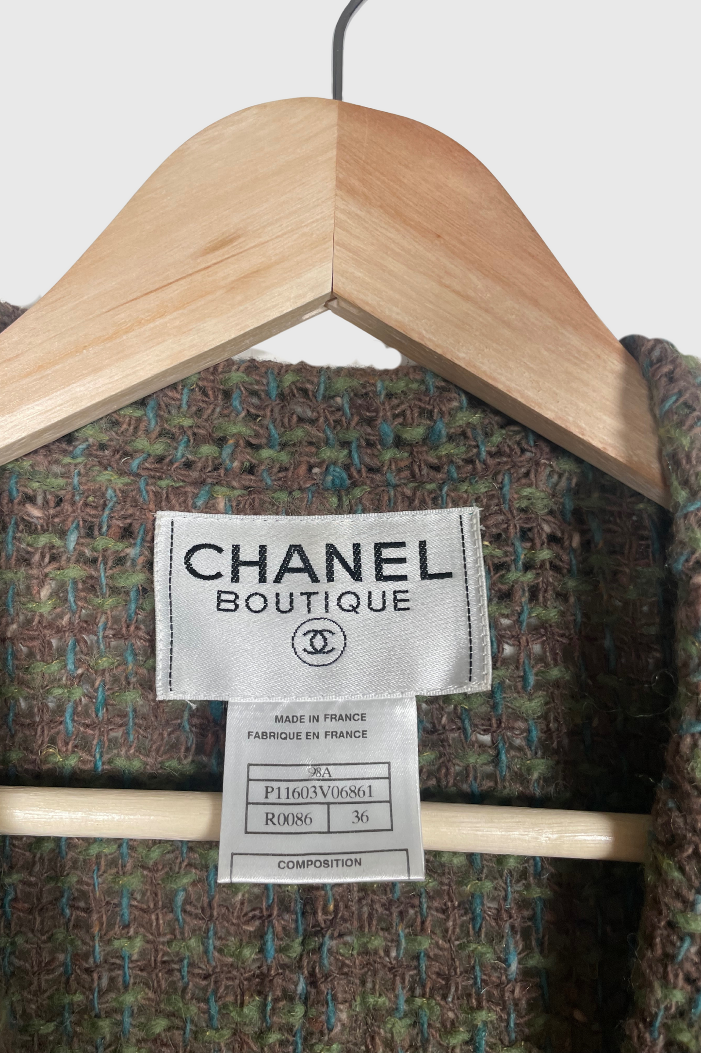 CHANEL Strick Blazer Herbst 1998 | 34