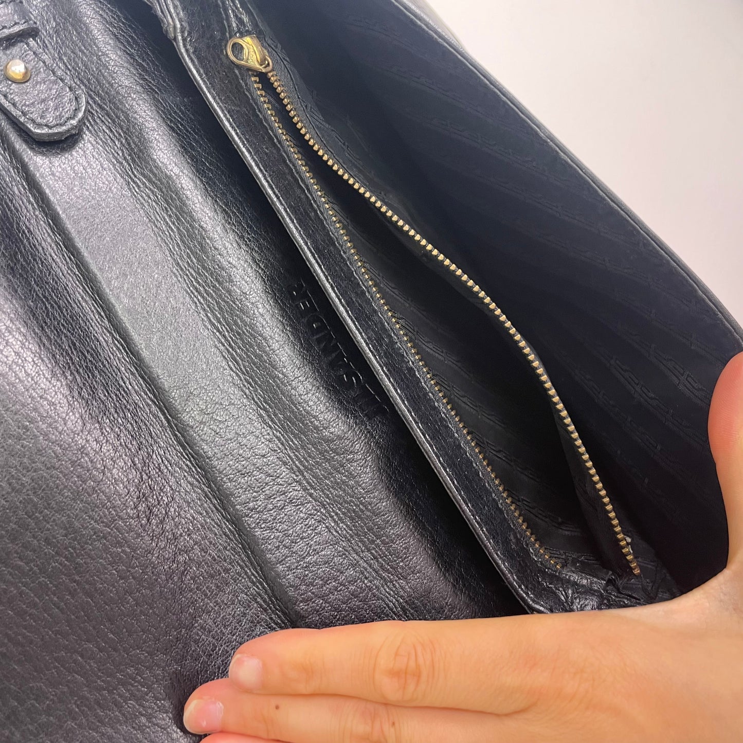 JIL SANDER Tasche schwarz