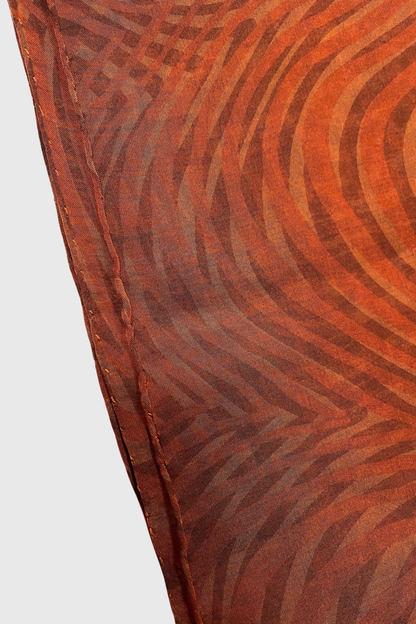 HERMÈS Seidentuch orange