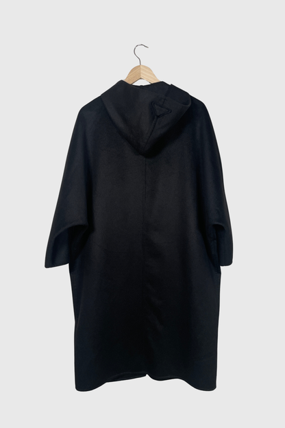 PRADA Mantel mit Kapuze F/W 2020 schwarz | 36