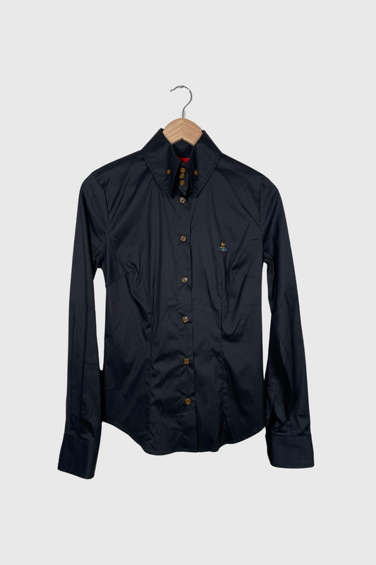 VIVIENNE WESTWOOD Bluse schwarz | 36