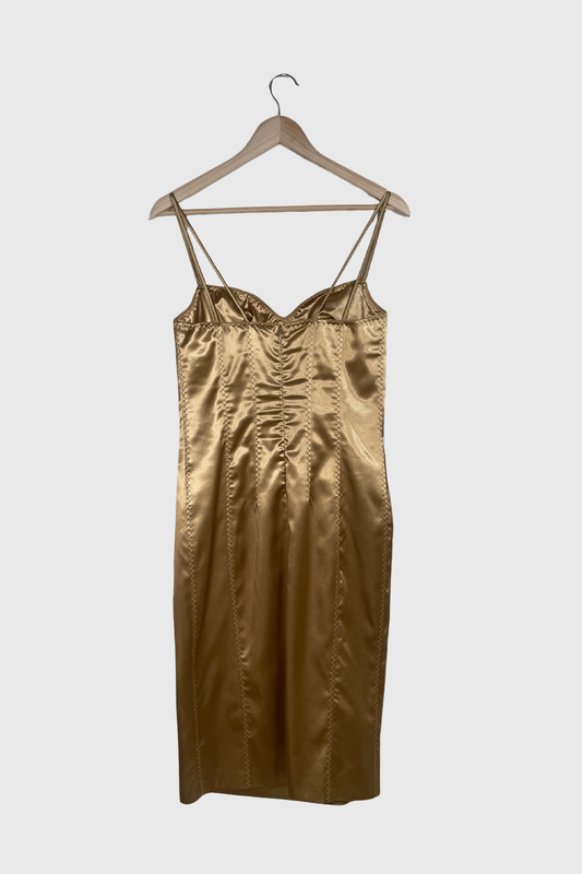 DOLCE & GABBANA Kleid gold | 36