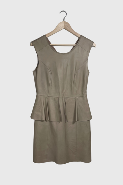 HOTEL PARTICULIER Lederkleid | XS