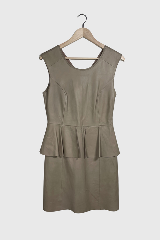 HOTEL PARTICULIER Lederkleid | XS