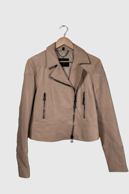 BELSTAFF Lederjacke rosa | 40