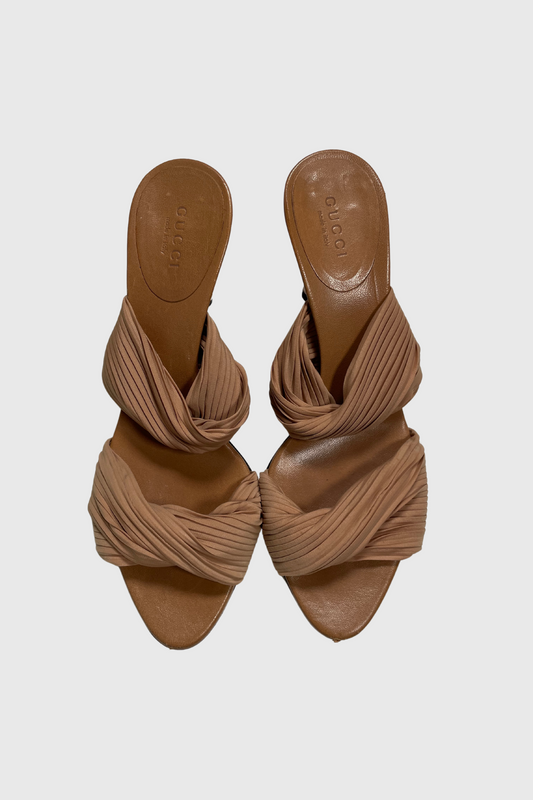 GUCCI Bamboo Sandalen beige | 37