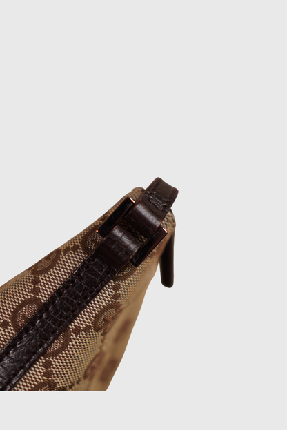 Gucci GG Canvas Boat Baguette Tasche