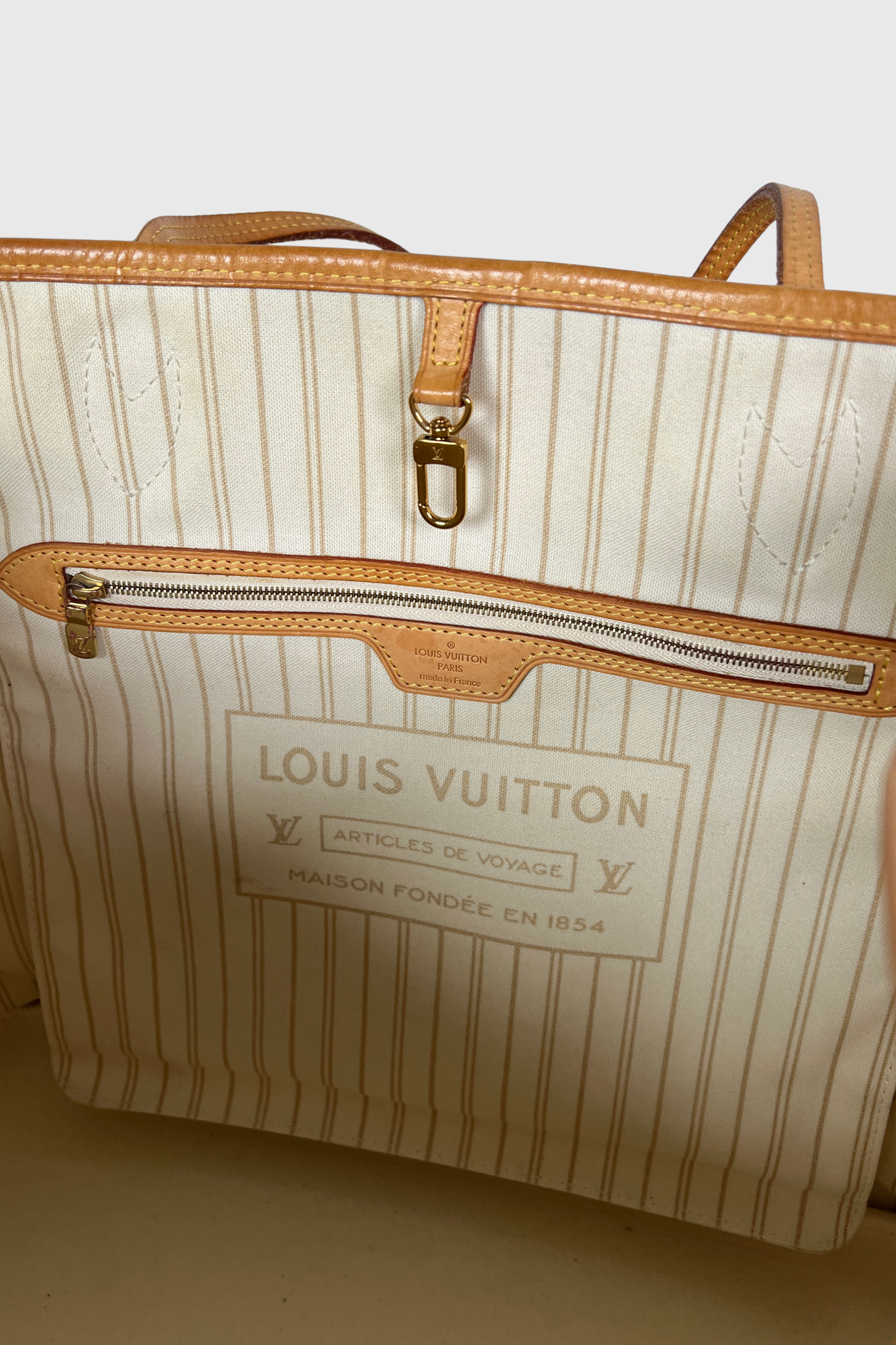 LOUIS VUITTON Neverfull GM Damier Azur