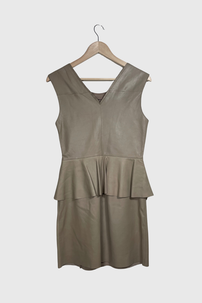 HOTEL PARTICULIER Lederkleid | XS