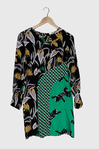 DIANE VON FÜRSTENBERG Seidenkleid | 34