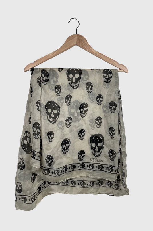 ALEXANDER MCQUEEN Classic Skull Tuch