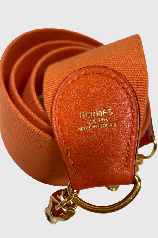 HERMÈS Schulterriemen orange