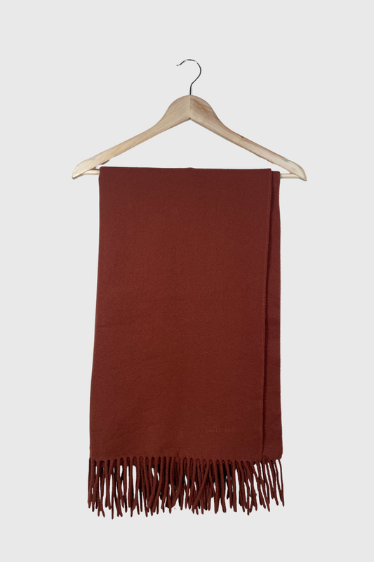 HERMÈS Schal Stola rostrot
