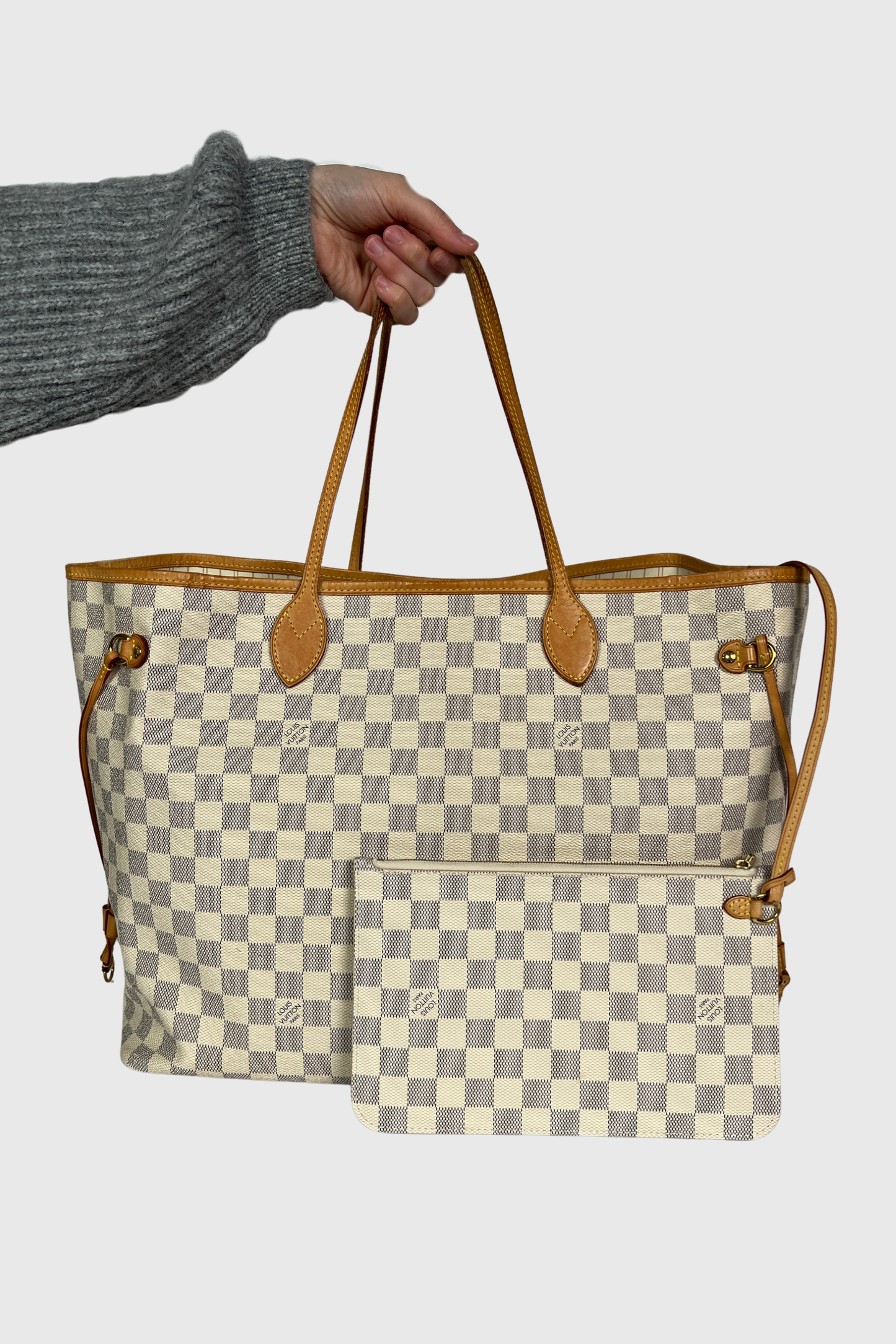 LOUIS VUITTON Neverfull GM Damier Azur