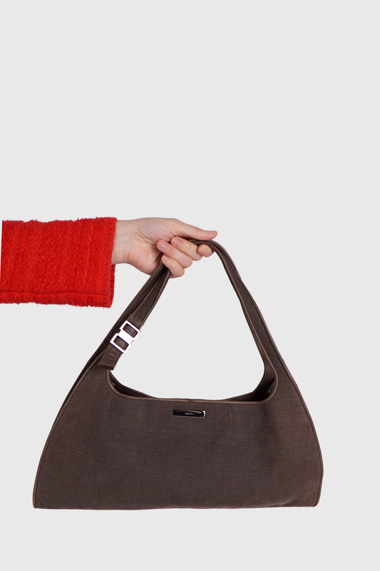 GUCCI Canvas Schultertasche