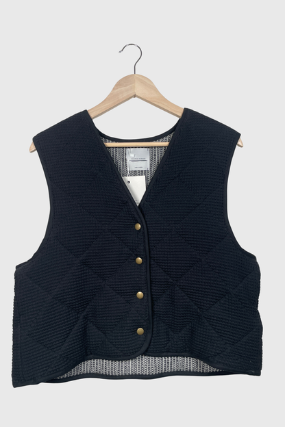 HELENA HARFST Weste schwarz | L