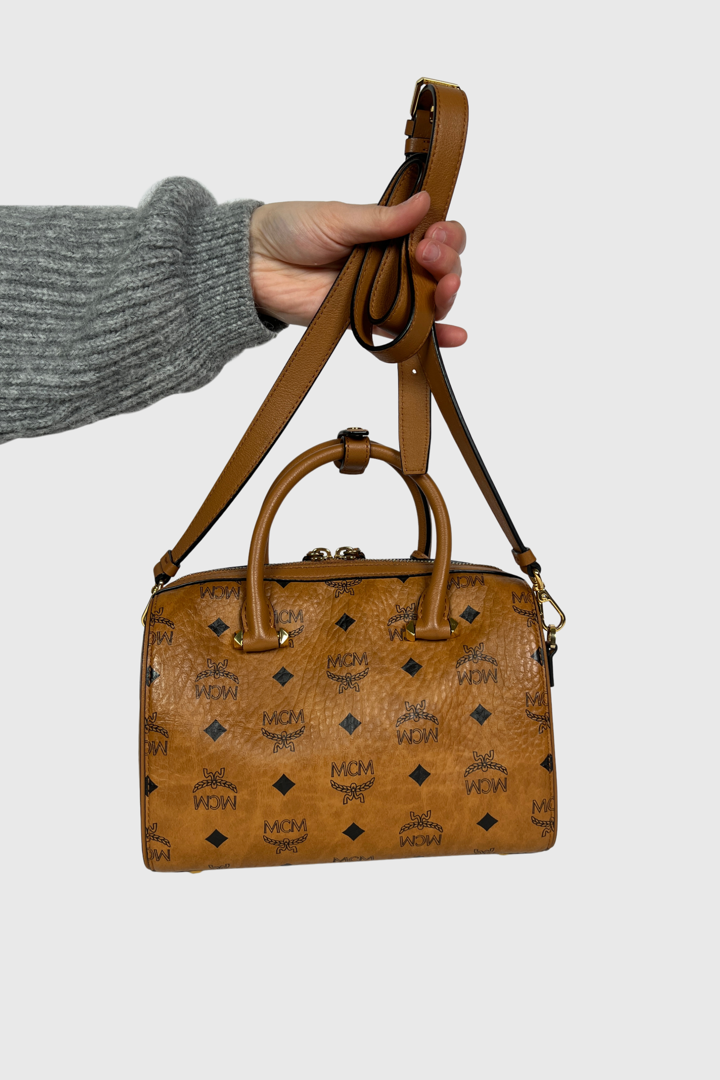 MCM Boston Bag Visetos