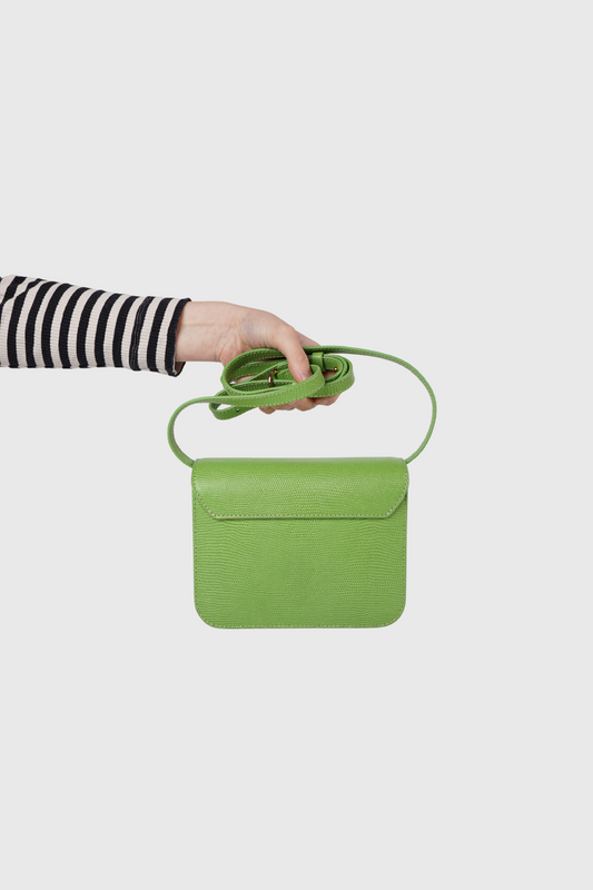 MAJE Clover Mini Lizard Tasche