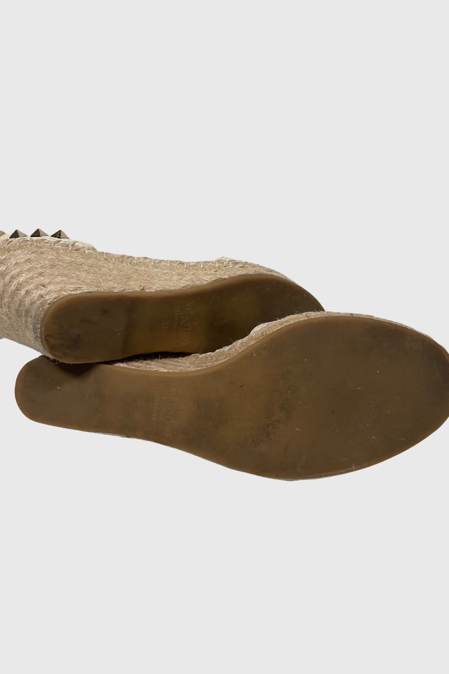 VALENTINO GARAVANI Rockstud Espadrille-Wedges | 37